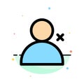 Discover People, Twitter, Sets Abstract Flat Color Icon Template