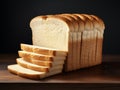 Delectable Artistry: The Perfect Sliced Loaf in the Style of Master Bakers