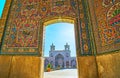 Discover Pink mosque in Shiraz, Iran Royalty Free Stock Photo