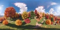 Rustic Reflections: AI-Generated Autumn Tree Harmony