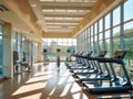 Windowed Fitness: Treadmill Sanctuary Amidst Scenic Views