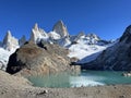 Fitz Roy Majesty: Argentina's Iconic Mountain Peaks, El Chalten, reflection
