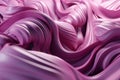 Twisted Waves: Futuristic Minimalism in Purple and Pink