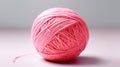 Colorful yarn ball for creative textile inspiration