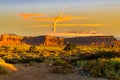 Sunset in Capitol Reef national park Royalty Free Stock Photo