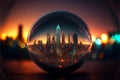 Urban Cosmos: AI-Crafted City Inside a Sphere