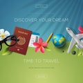 Discover your dream, time to travel