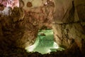 Grutas da Moeda, grottoes of Alvados, near Fatima, Portugal. Royalty Free Stock Photo