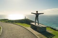 Discovering Cape Reinga in winter Royalty Free Stock Photo