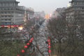 Discovering China: Xian main street. Royalty Free Stock Photo