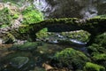 Discovering wild caves Royalty Free Stock Photo