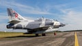 Discovery Air Defence Douglas A-4 Skyhawk fighter jet plane Royalty Free Stock Photo