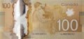 Discovery of insulin into diabetes treatment from Canada 100 Dollars 2011 Polymer Banknotes