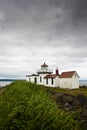 Discovery Park Lighthouse. Royalty Free Stock Photo