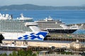 Discovery Princess and Westerdam docked at Pier 91 in Seattle