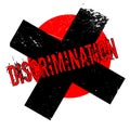 Discrimination rubber stamp