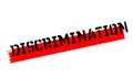 Discrimination rubber stamp