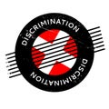 Discrimination rubber stamp