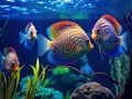 Discus Aquarium Fish Royalty Free Stock Photo