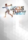 Discus Throw background Royalty Free Stock Photo