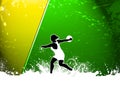 Discus Throw background Royalty Free Stock Photo