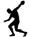 Discus thrower Royalty Free Stock Photo