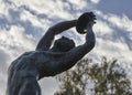 Discus Thrower statue at Athens Greece