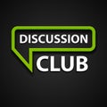 Discussion club icon Royalty Free Stock Photo
