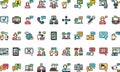 Discussion icons High-Quality Vector Icons Collection with Editable Stroke. Ideal for Professional and Creative Projects Royalty Free Stock Photo