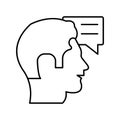 Discussion Isolated Vector icon which can easily modify or edit Royalty Free Stock Photo