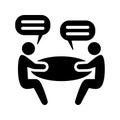 Discussion men icon