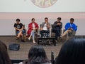 Discussion panel with Aruna and her tongue movie cast and crew