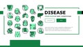 Disease Human Organ Landing Header Vector