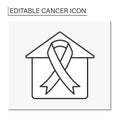 Disease line icon