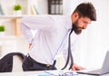 Disease in the office Royalty Free Stock Photo