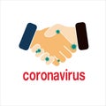 Corona Virus 2020. disease, virus infections prevention methods infographics. Infographic, Logo, symbol & how to prevent