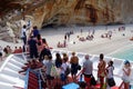 Disembarking at Porto Katsiki Beach, Lefkada