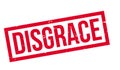 Disgrace rubber stamp Royalty Free Stock Photo