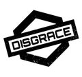 Disgrace rubber stamp Royalty Free Stock Photo