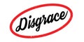 Disgrace rubber stamp Royalty Free Stock Photo