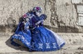 Disguised Couple - Annecy Venetian Carnival 2014 Royalty Free Stock Photo