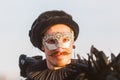 Disguised man at the Carnival of Venice Royalty Free Stock Photo