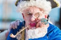 Disguised man at the Carnival of Venice Royalty Free Stock Photo