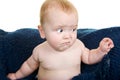 Disgusted Baby Boy Royalty Free Stock Photo