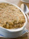 Dish of Apple Crumble Royalty Free Stock Photo