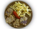 Dish of chitterlings