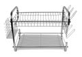 Dish drainer isolated