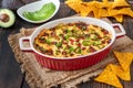 Dish of Jalapeno popper dip