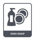 dish soap icon in trendy design style. dish soap icon isolated on white background. dish soap vector icon simple and modern flat Royalty Free Stock Photo