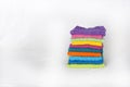 Dishcloths All Stacked Up Royalty Free Stock Photo